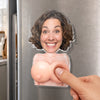 Custom Photo Squishy Acrylic Fridge Magnet – Personalized Anniversary Wedding Gifts For Husband And Wife, Him And Her – Thanks For Putting Up With Me