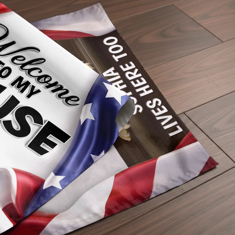 Custom Flag - Personalized America 250th Anniversary Gifts For Dog Lovers, Dog Dad And Mom - Proud Patriotic Paws