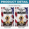 Custom Flag - Personalized America 250th Anniversary Gifts For Dog Lovers, Dog Dad And Mom - Proud Patriotic Paws