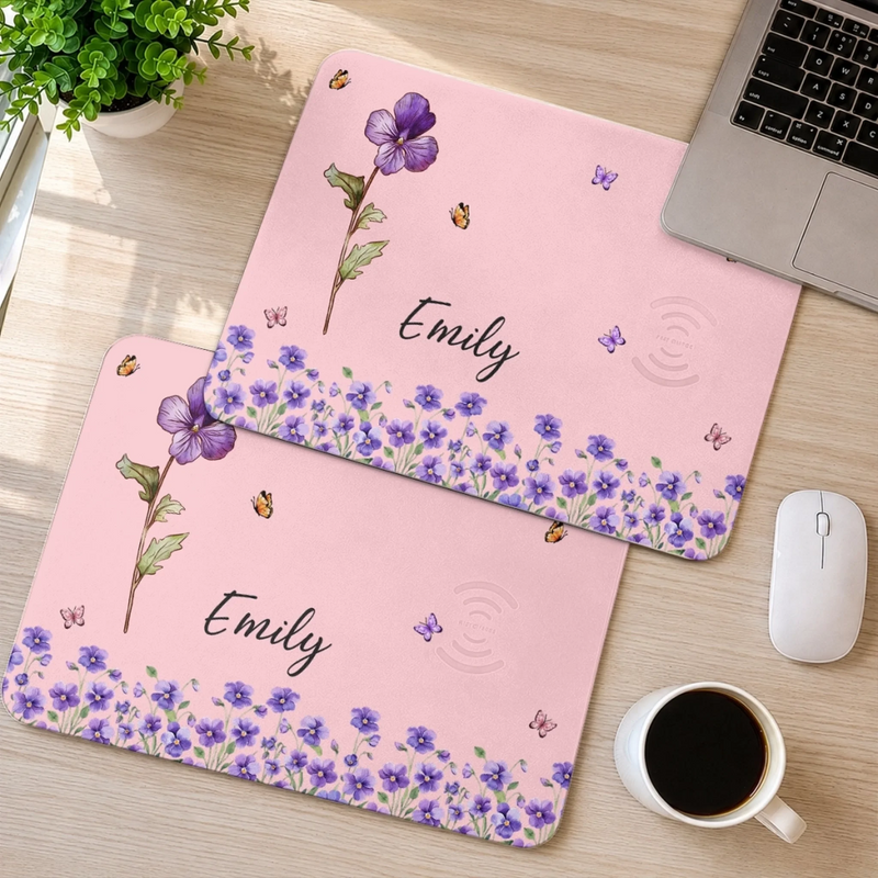 Custom Charging Mat - Personalized Best Friend Birthday Gifts For Women, Besties, Sisters, BFF, Family, Yourself - A Little Piece Of Me