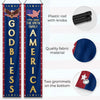Custom Porch Banner Set - Personalized America 250th Anniversary Gifts For Mom, Dad, Brother, Sister, Kids - Stars Stripes And Freedom