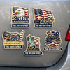 Custom Acrylic Fridge Magnet - Personalized America 250th Anniversary Gifts For Mom, Dad, Brother, Sister, Kids - Freedom Never Fades