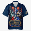 Custom Unisex Tropical Hawaiian Aloha Shirt - Personalized America 250th Anniversary Gifts For Mom, Dad, Brother, Sister, Kids - American Pride Forever