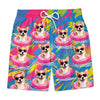 Custom Photo Tropical Hawaiian Aloha Men Beach Shorts - Personalized Summer Vacation And Travel Gifts For Dog Cat Lovers, Dog Dad And Mom, Cat Owners - The Coolest Boss In Town