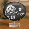 Custom Photo Printed Rock - Personalized Pet Memorial Gifts For Dogs, Cats - Gone But Never Forgotten