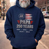 Custom T-shirt, Hoodie - Personalized America 250th Anniversary Father's Day Gifts For Dad, Grandpa - The Original American Legend