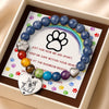 Custom Photo Rainbow Bridge Bracelet - Personalized Pet Memorial Sympathy Gifts For Dogs, Cats - Always In My Heart - Pet Memorial Gift