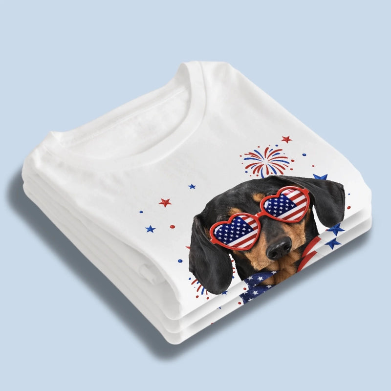 Custom Photo T-shirt, Hoodie - Personalized America 250th Anniversary Gifts For Dog Cat Lovers, Dog Dad And Mom, Cat Owners, Pet Owners - The Best Things In Life Have Paws