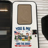 Custom RV Decal - Personalized America 250th Anniversary,  Camping Gifts for Campers, Husband And Wife, Dog Lovers - Furry Camping Crew