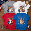 Custom Photo T-shirt, Hoodie - Personalized America 250th Anniversary Gifts For Dog Cat Lovers, Dog Dad And Mom, Cat Owners, Pet Owners - Paws Make Life Better