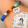 Custom Photo Rainbow Bridge Bracelet - Personalized Pet Memorial Sympathy Gifts For Dogs, Cats - Until I See You Again