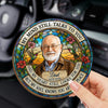 Custom Photo Car Visor Clip - Personalized Memorial Sympathy Gifts For Loss Of Mom, Dad - Gone Yet Forever In My Heart