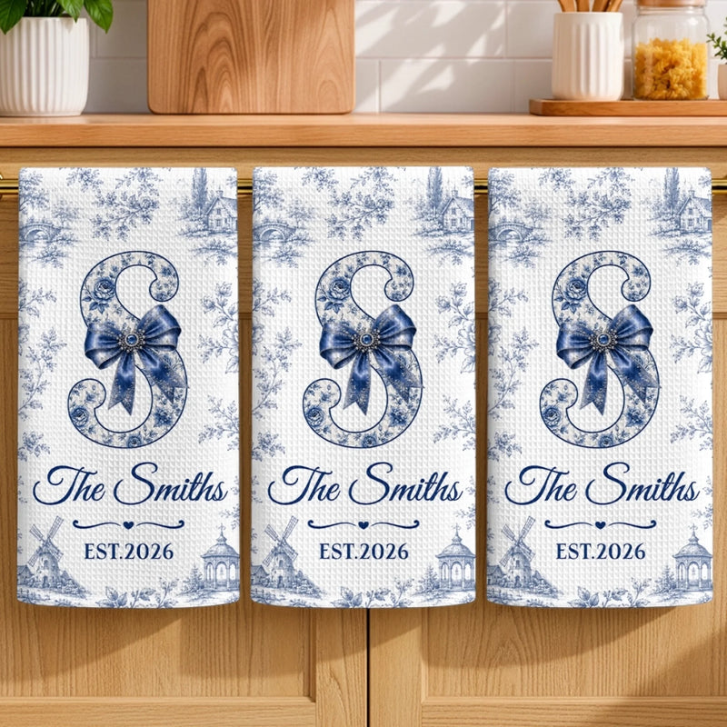 Custom Kitchen Towel - Personalized Birthday Gifts For Best Friends, Family, Yourself - Our Little Peaceful Sanctuary