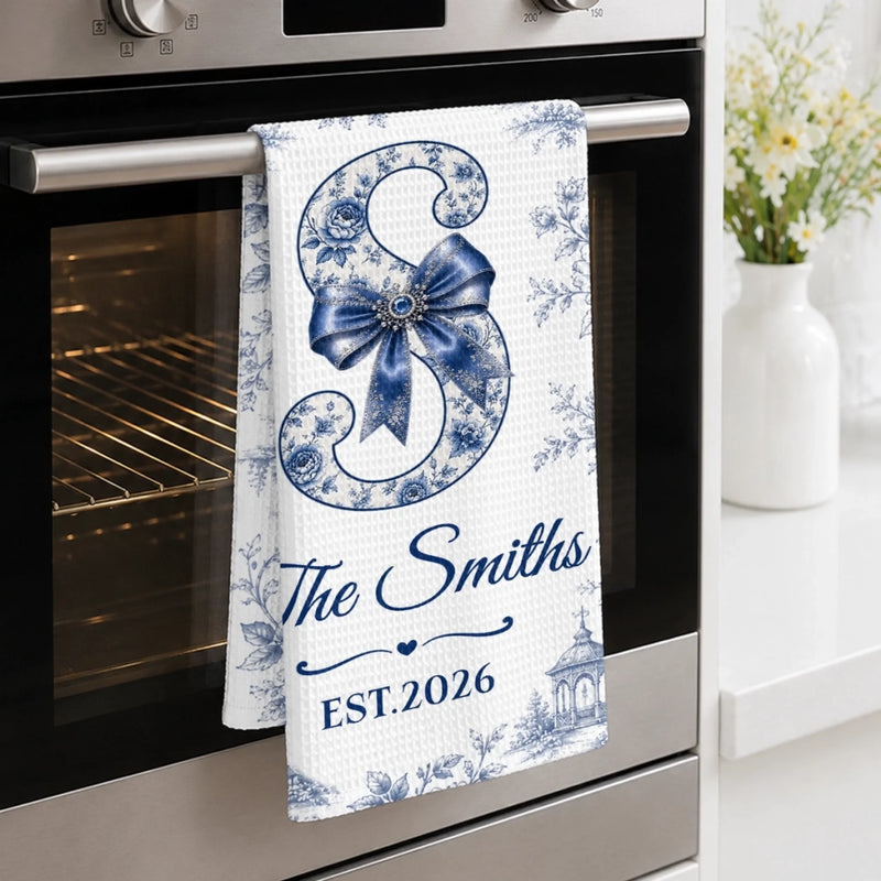 Custom Kitchen Towel - Personalized Birthday Gifts For Best Friends, Family, Yourself - Our Little Peaceful Sanctuary