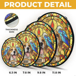 Custom Photo Stained Glass Window Hanging Suncatcher - Personalized Birthday Gifts For Dog Lovers - A Bond That Lasts Forever