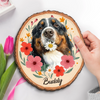 Custom Photo 2-Layered Wooden Plaque - Personalized Birthday Gifts For Dog Cat Lovers, Dog Dad And Mom, Cat Owners - My Sweet Furry Flower Boy