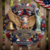 Custom Wood Sign - Personalized America 250th Anniversary Gifts For Mom, Dad, Brother, Sister, Kids - Liberty Looks Good On Everyone