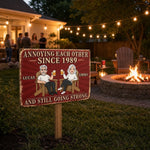 Custom Home Decor Metal Sign - Personalized Anniversary Wedding Gifts For Husband, Wife, Couple - Still Crazy In Love