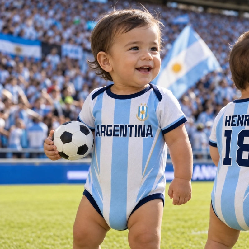 Custom Germany World Football Baby Jersey Bodysuit - Personalized Baby Shower, Gender Reveal Gifts For New Moms, New Dads, Football Lovers - Youngest Eagle On The Pitch
