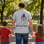 You Never Walk Alone - Family Personalized Custom Unisex T-shirt, Premium T-shirt, Hoodie - Father's Day, Birthday Gift For Dad, Daughter
