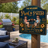 Custom Wood Sign - Personalized Summer Vacation And Travel Gifts For Husband And Wife, Him And Her - Where Summer Never Ends
