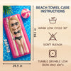 Custom Beach Towel - Personalized Summer Vacation And Travel Gifts For Women, Besties, Sisters, BFF - Sun Sand Sea