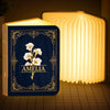 Custom Foldable LED Magic Book Lamp - Personalized Bookish Gifts For Book Lovers, Bookworms, Readers - Where Stories Begin