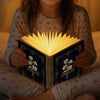 Custom Foldable LED Magic Book Lamp - Personalized Bookish Gifts For Book Lovers, Bookworms, Readers - Where Stories Begin