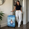 Custom Luggage Cover - Personalized Summer Vacation And Travel Gifts For Women, Besties, Sisters, BFF - Travel Is My Therapy