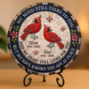 Custom Round Shaped Stone With Stand - Personalized Memorial Sympathy Gifts For Loss Of Mom, Dad - Forever In Loving Memory