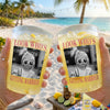 Custom Photo Party Cups - Personalized Summer Vacation And Travel Gifts For Best Friends, Family - Drunk On Poolside Summer Energy