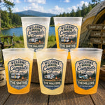Custom Party Cups - Personalized Birthday Camping Gifts For Campers, RV Travelers, Families - Sleep Under The Stars