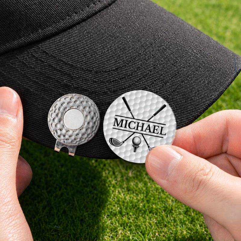 Custom Golf Ball Marker - Personalized Birthday Gifts For Golf Lovers, Sports Fans, Sports Lovers - Swing With Purpose