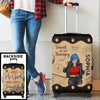 Custom Luggage Cover - Personalized Summer Vacation And Travel Gifts For Women, Besties, Sisters, BFF - Adventure Awaits Everywhere