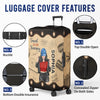 Custom Luggage Cover - Personalized Summer Vacation And Travel Gifts For Women, Besties, Sisters, BFF - Adventure Awaits Everywhere