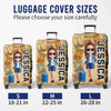 Custom Luggage Cover - Personalized Summer Vacation And Travel Gifts For Women, Besties, Sisters, BFF - Exploring The World Together