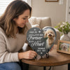 Custom Photo Memorial Stone - Personalised Pet Memorial Sympathy Gifts For Dogs, Cats, Loss Of Dog, Loss Of Cat - You Would Have Lived Forever