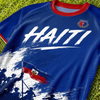 Custom Men's Haiti World Football Jersey Shirt - Personalized Birthday Gifts For Football Lovers, Sports Fans, Sports Lovers - Fearless On The Field
