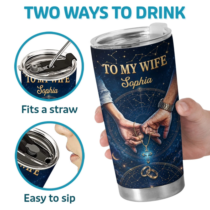 Custom Tumbler - Personalized Anniversary Wedding Gifts For Husband And Wife, Him And Her - You Are My Favorite Person