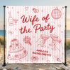 Custom Backdrop - Personalized Summer Vacation And Travel Gifts For Best Friends, Family - Wife Of The Party