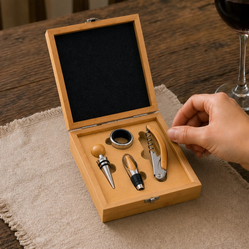 Custom Wine Opener Set -  Personalized Groomsmen Proposal Wedding Gifts For Groomsmen - Groomsman On Duty