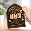 Custom Wooden Tracker Sign - Personalized Bookish Gifts For Book Lovers, Bookworms, Readers - Just One More Chapter