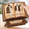 Custom Photo 2-Layered Wooden Plaque - Personalized Anniversary Wedding Gifts For Husband And Wife, Him And Her - Forever Starts With Us