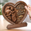 Custom 2-Layered Wooden Plaque - Personalized Anniversary Wedding Gifts For Husband And Wife, Him And Her - Every Chapter, Together
