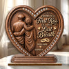 Custom 2-Layered Wooden Plaque - Personalized Anniversary Wedding Gifts For Husband And Wife, Him And Her - Every Chapter, Together