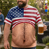 Custom Funny Patriotic T-shirt - Personalized Birthday Gifts For Men - Too Cool For Tea