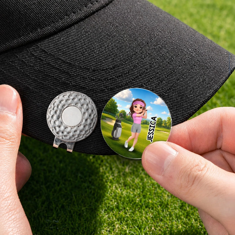 Custom Golf Ball Marker - Personalized Birthday Gifts For Golf Lovers, Sports Fans, Sports Lovers - The Fairway Calls