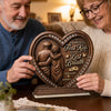 Custom 2-Layered Wooden Plaque - Personalized Anniversary Wedding Gifts For Husband And Wife, Him And Her - Every Chapter, Together
