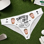 Custom Photo Women Briefs - Personalized Anniversary Wedding Gifts For Husband, Golfers - The Luckiest Golfer In The World