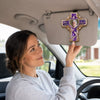 Custom Car Visor Clip - Personalized Memorial Sympathy Gifts For Loss Of Mom, Dad - Forever Loved Beyond Words